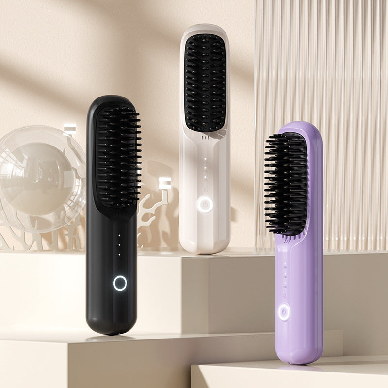 Cordless Hair Straightener Brush