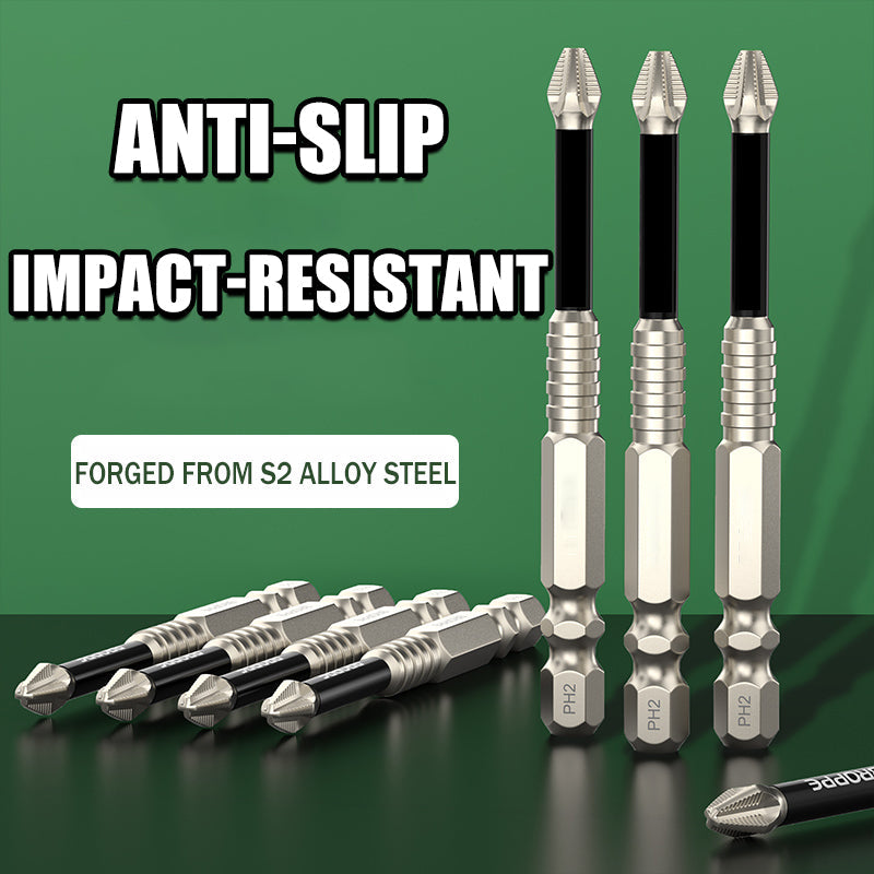 Anti-slip Cross Screwdriver Head With Strong Magnetism