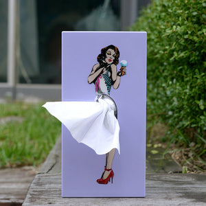 Flying Skirt Tissue Box