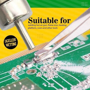 Syringe solder paste