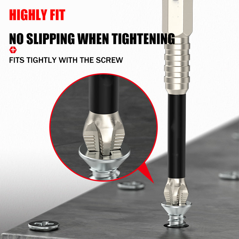 Anti-slip Cross Screwdriver Head With Strong Magnetism