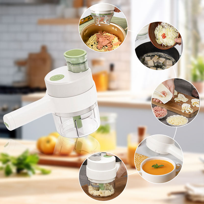 🔥BIG SALE 50% OFF🔥Multifunctional Handheld Electric Vegetable Cutter Set