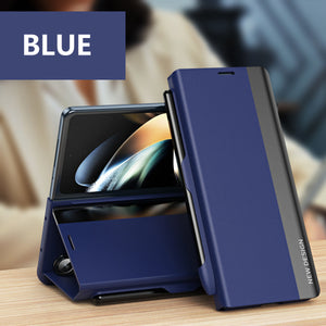 Applicable To For Samsung Z Fold3/Z Fold4 Flip Stand With pen slot Mobile Case