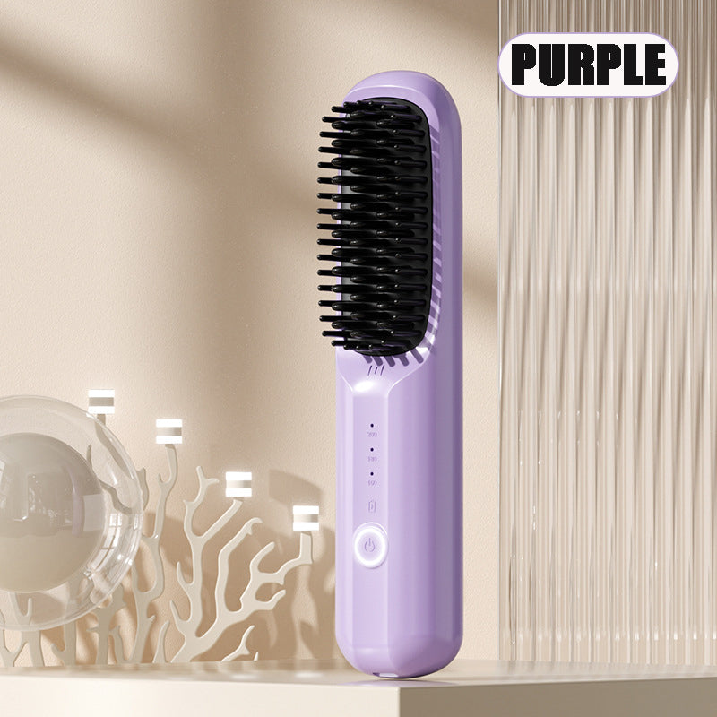 Cordless Hair Straightener Brush