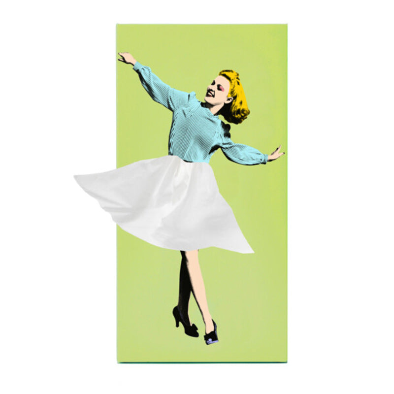 Flying Skirt Tissue Box