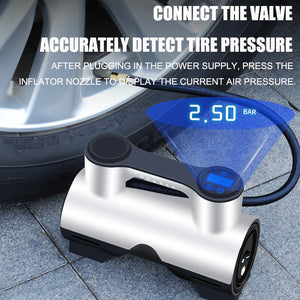 Car Wireless Air Pump High Power Tire Inflator Portable Digital Display Smart