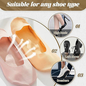 💕Summer Women's Thin Shallow Invisible Ultra-thin Non-slip Boat Socks