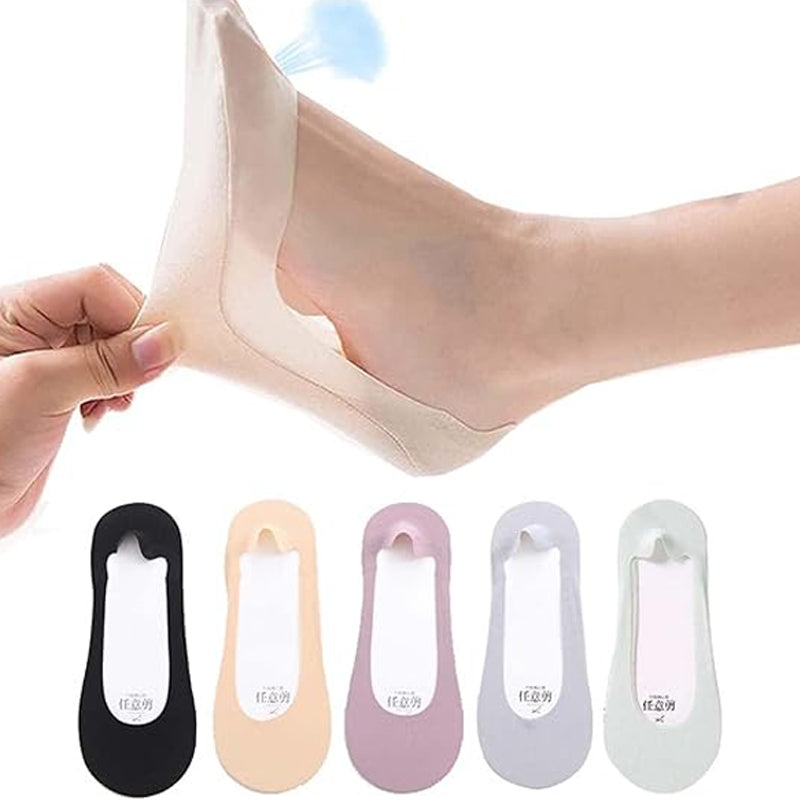 💕Summer Women's Thin Shallow Invisible Ultra-thin Non-slip Boat Socks