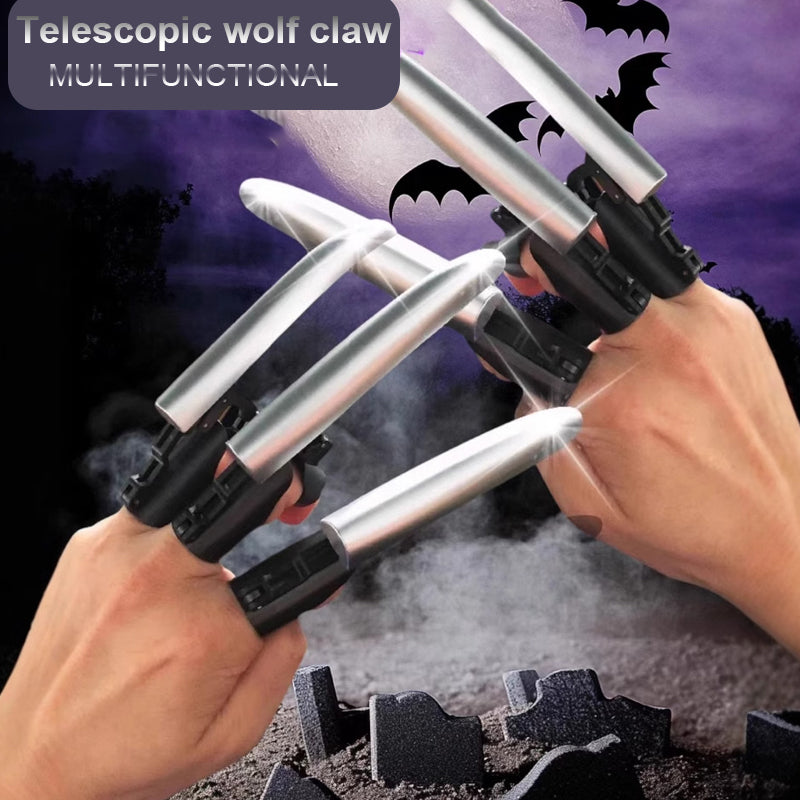 Mechanical Finger Multifunctional Foldable Telescopic Wolf Claw