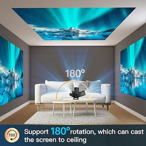 Portable HD Adjustable Low Noise Projector