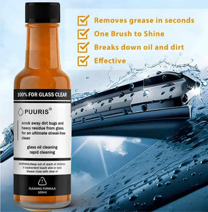 Ultimate Car Glass Cleaning Agent - Powerful Stain Remover