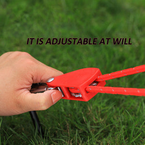 Adjustable Pulley for Tent Height Control in Outdoor Camping