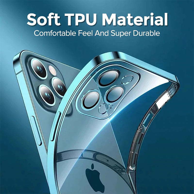 Electroplating Transparent Soft Shell Protective Cover