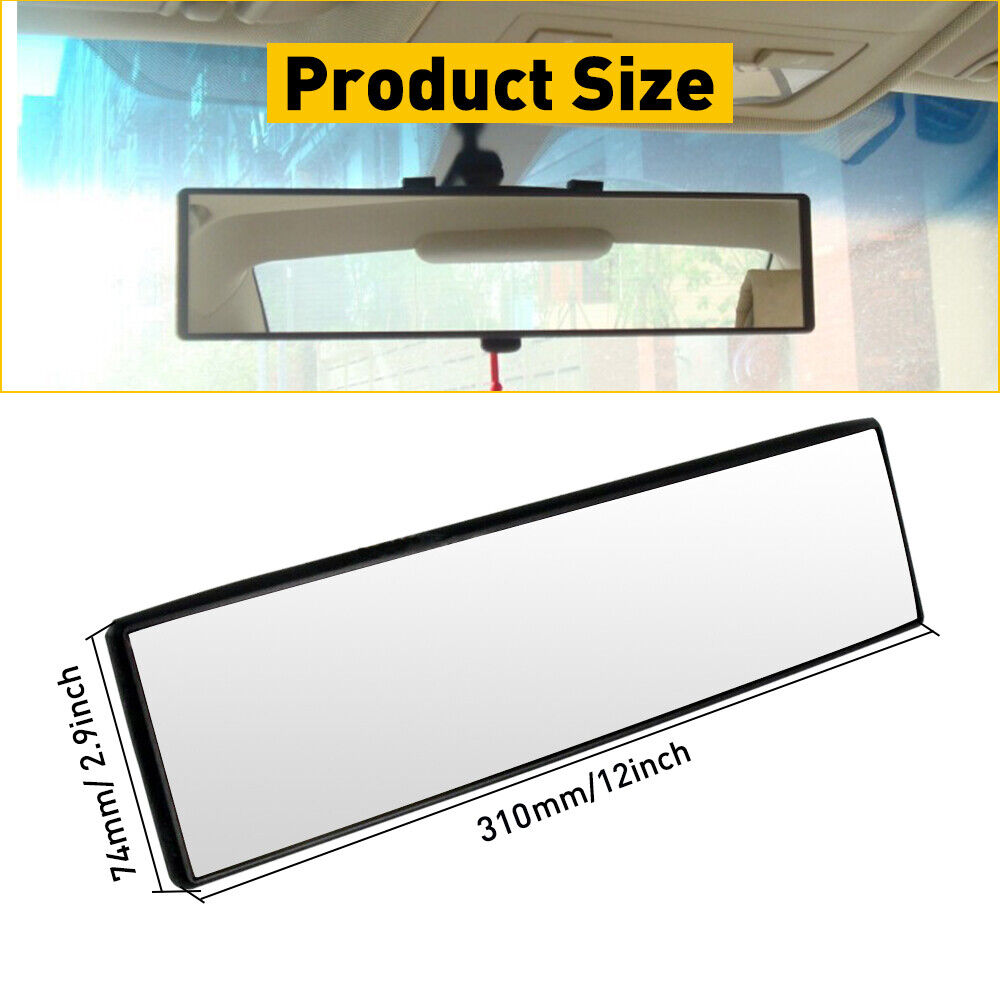 Panoramic Convex Car Rear View Mirror Wide Angle Clip