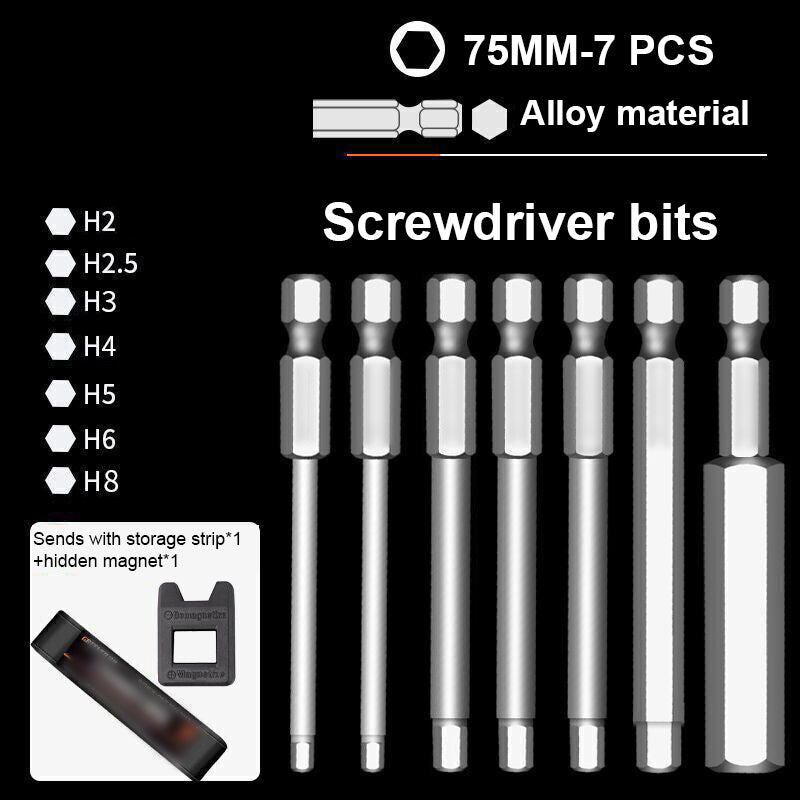 Hexagon Socket Screwdriver Bits, Electric Screwdriver Bits