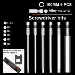 Hexagon Socket Screwdriver Bits, Electric Screwdriver Bits