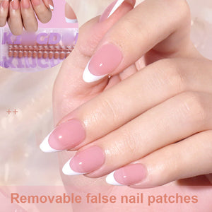 (120PCS)New Exquisite False Nails Seamless Removable False Nail Patches Wearable Nails