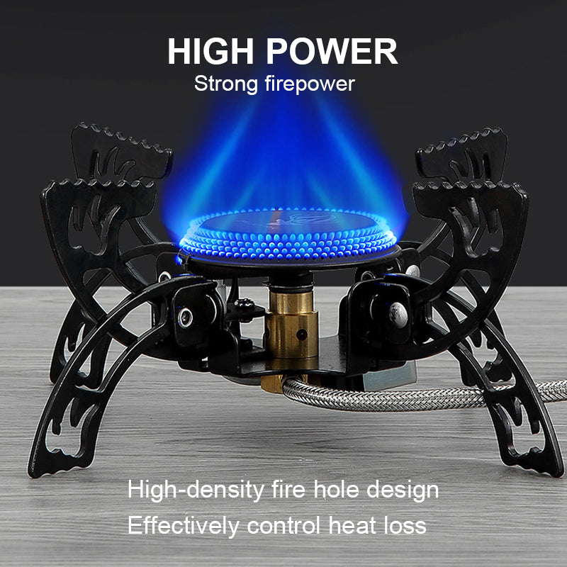 Outdoor Split Gas Stove Camping Portable Windproof Tea Stove