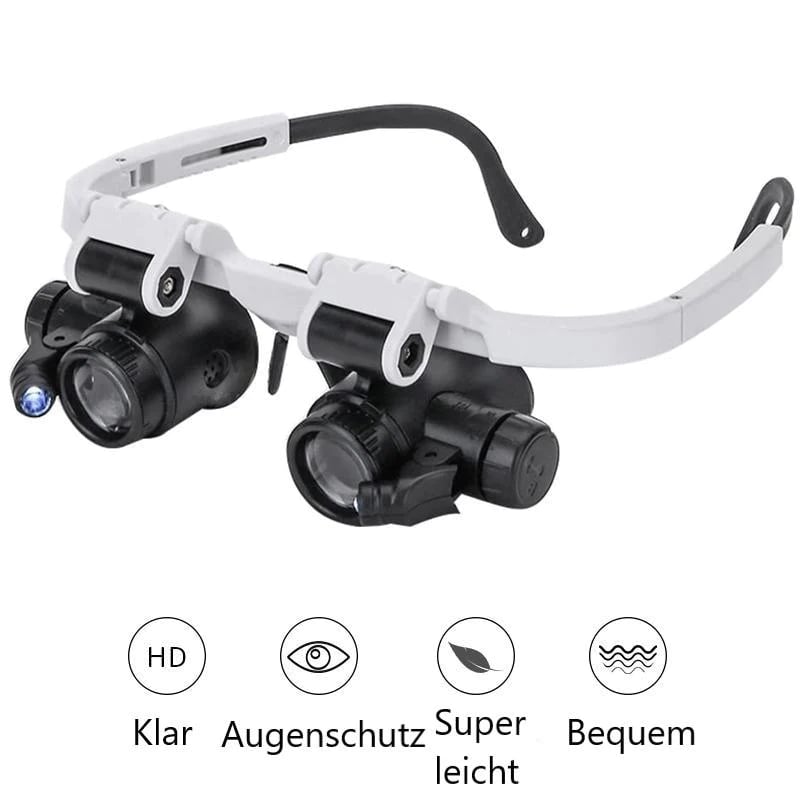 LED Glasses Magnifying Glass