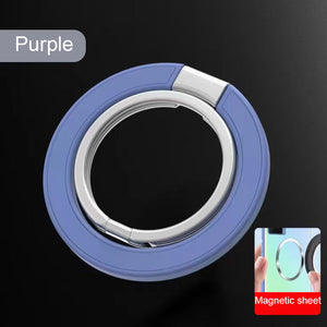 Magnetic mobile phone holder buckle magnetic finger ring buckle