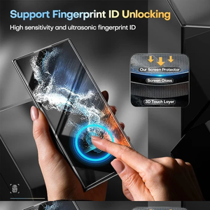 Tempered Glass Screen Protector & Quick Installation Tool For Samsung Galaxy