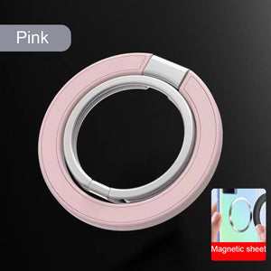 Magnetic mobile phone holder buckle magnetic finger ring buckle