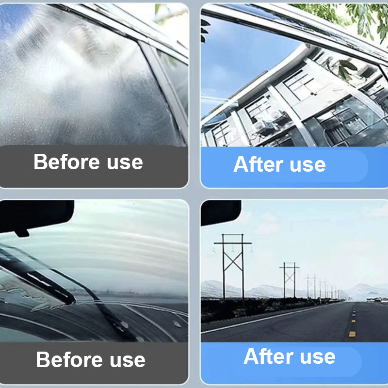 Multifunctional anti-fogging agent for automobile glass