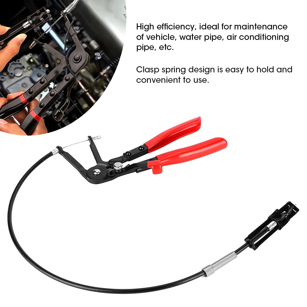 Curvable car water pipe fixture pliers with electric wire pliers