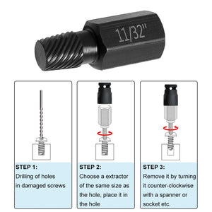 Broken Head Bolt Screw Cap Extractor Broken Head Screw Hexagon Socket Bolt Removal Tool