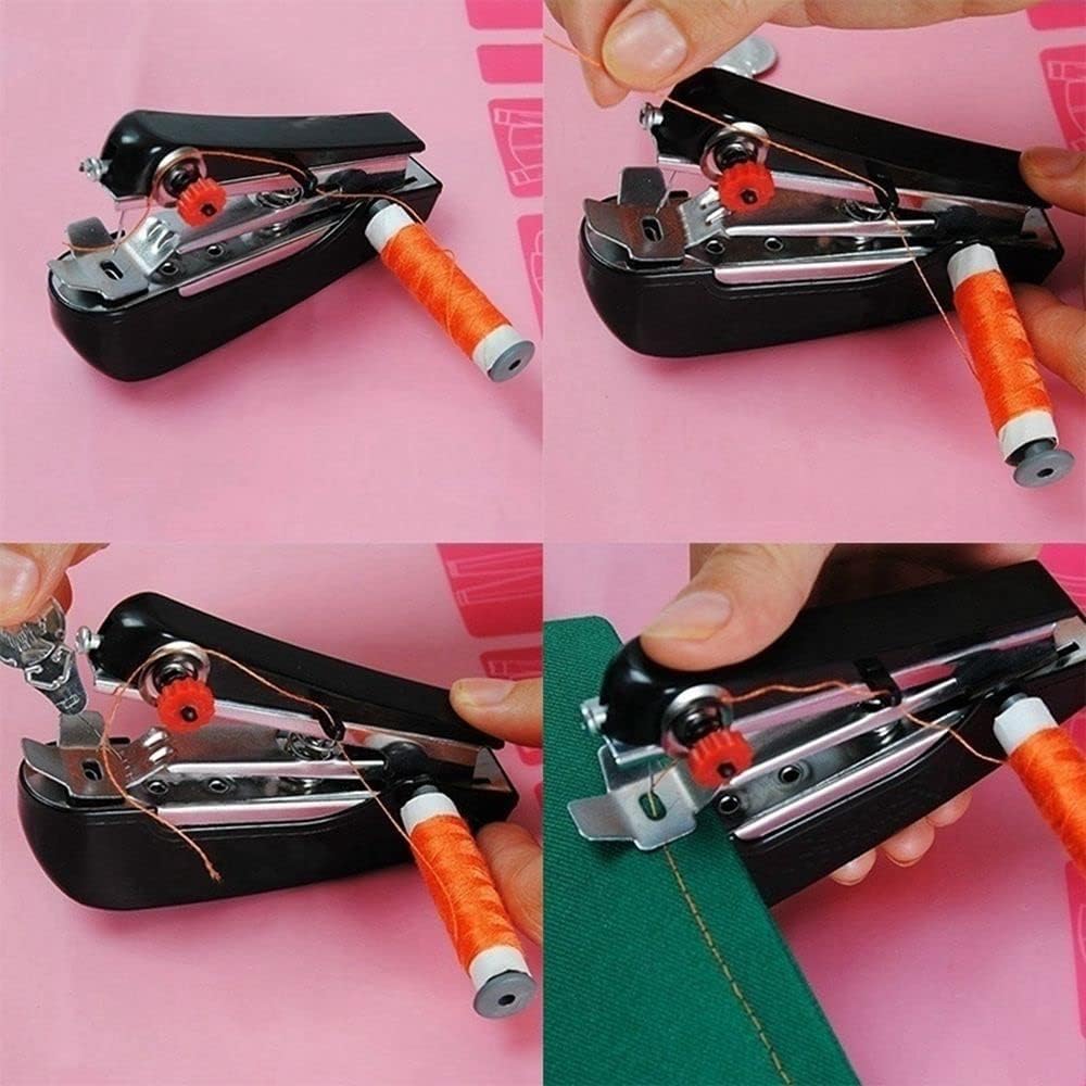 🥳Hand Sewing Machine - Mini Manual Stapler Style Hand Sewing Machine