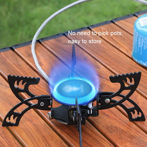 Outdoor Split Gas Stove Camping Portable Windproof Tea Stove