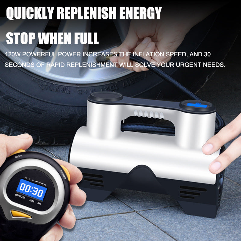 Car Wireless Air Pump High Power Tire Inflator Portable Digital Display Smart