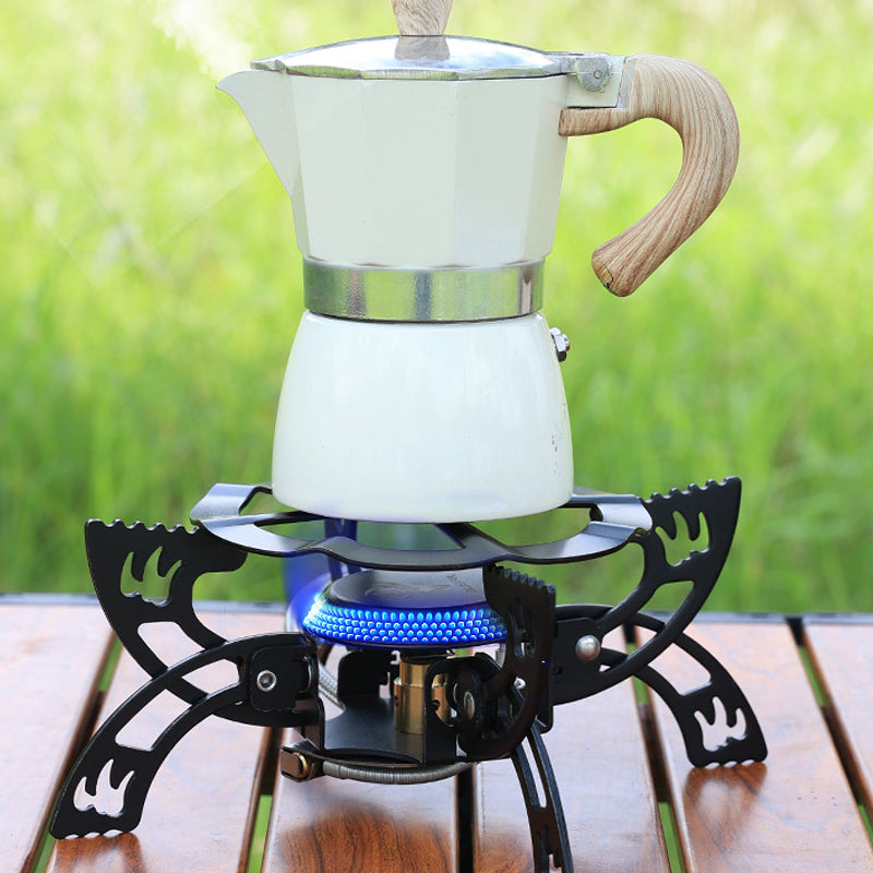 Outdoor Split Gas Stove Camping Portable Windproof Tea Stove