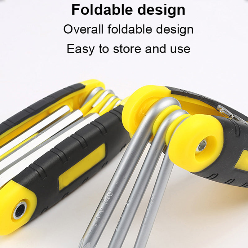 Folding Allen Wrench Multi-function Tool