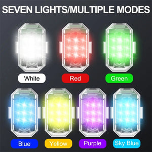 High Brightness Wireless LED Strobe Light + Remote (7 Light Colors + 30 Light Modes)