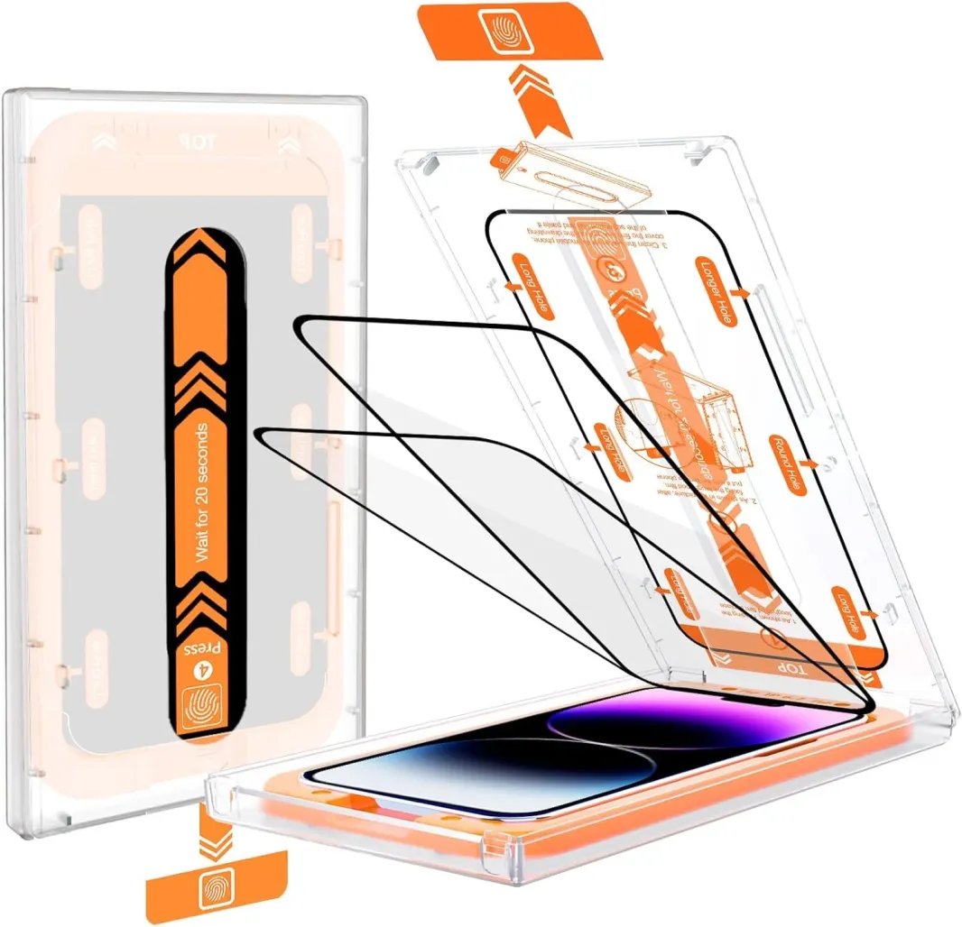 🔥New Listing-iPhone 16 Series🔥2024 New Auto-align Screen Protector Box For IPhone