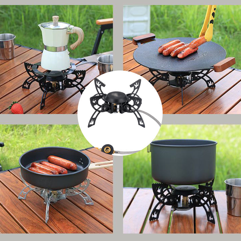 Outdoor Split Gas Stove Camping Portable Windproof Tea Stove