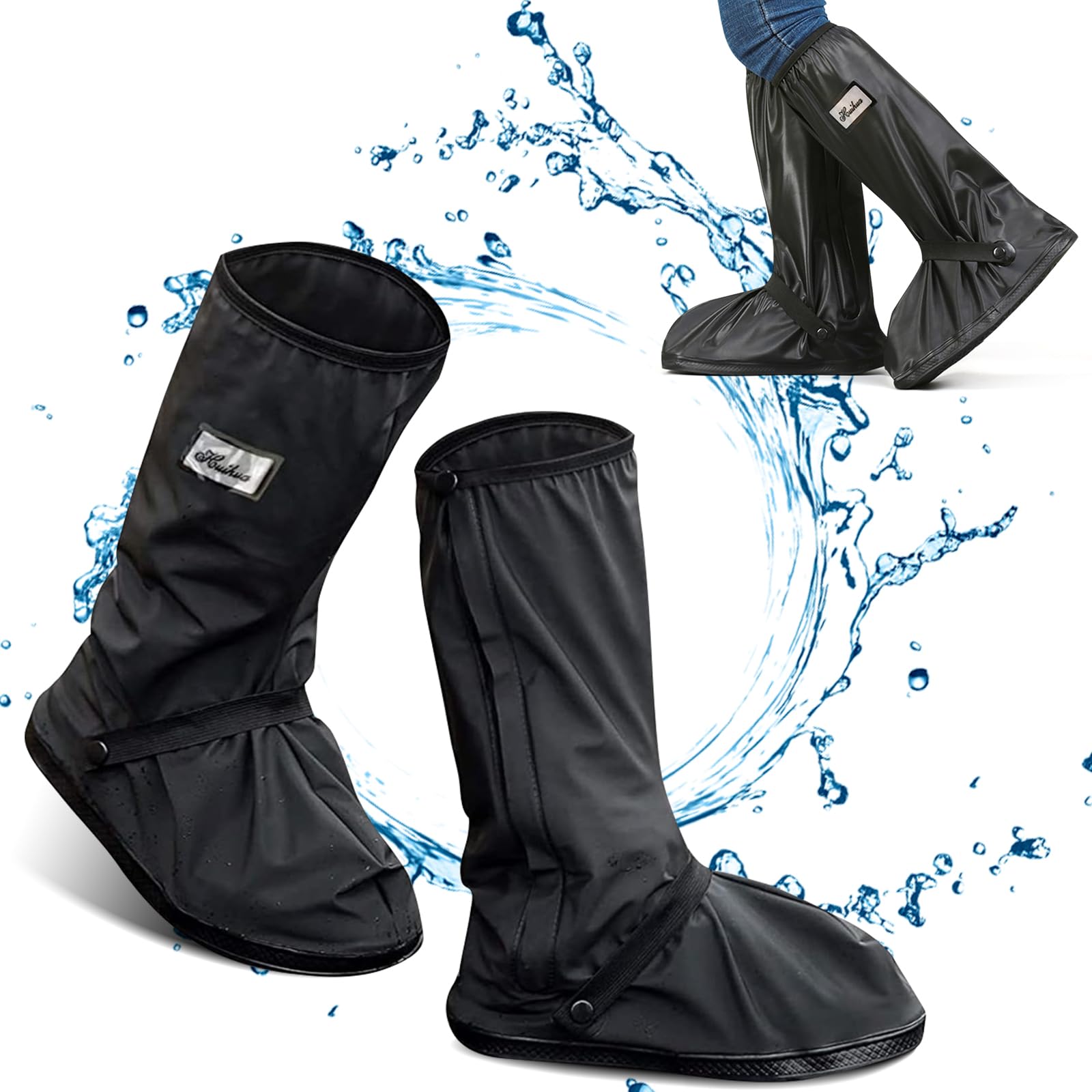 Rainproof And Waterproof Shoe Covers For Outdoor Cycling