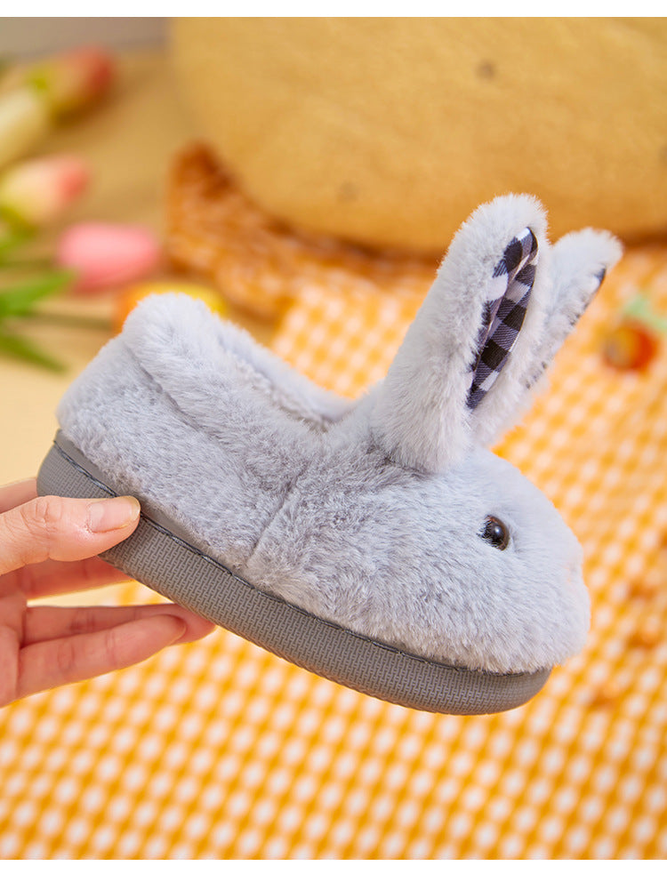 Children's Autumn And Winter Cotton Slippers