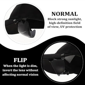 2024 New Polarized Clip Cap Sunglasses