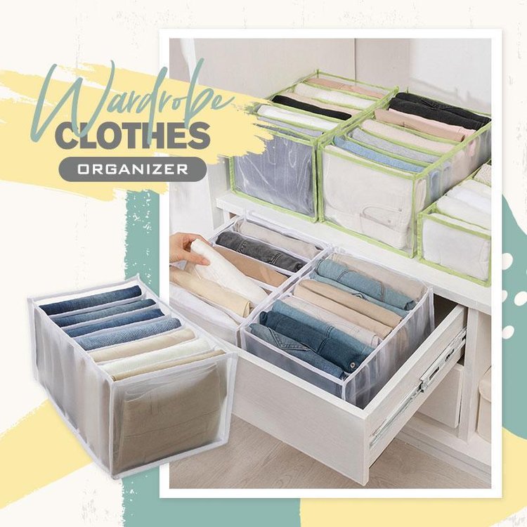 (Factory Outlet) Wardrobe Clothes Organizer