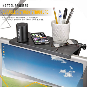 Adjustable Screen Top Shelf Stuff Organizer