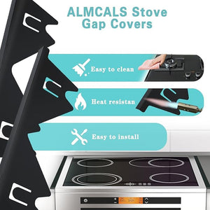 Stainless Steel Adjustable Retractable Stove Gap Covers