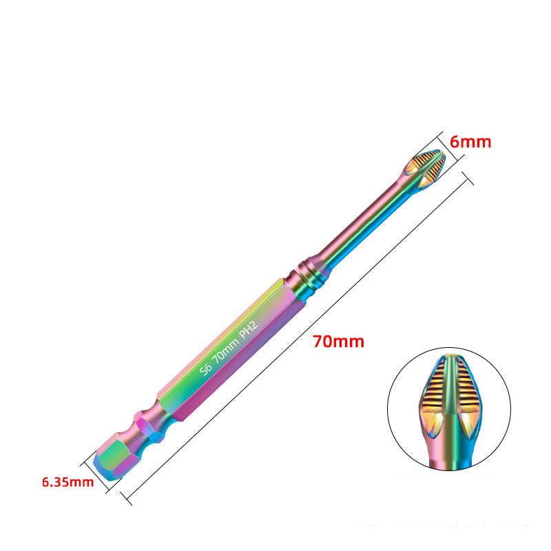 Super strong and durable non-slip magnetic screwdriver head