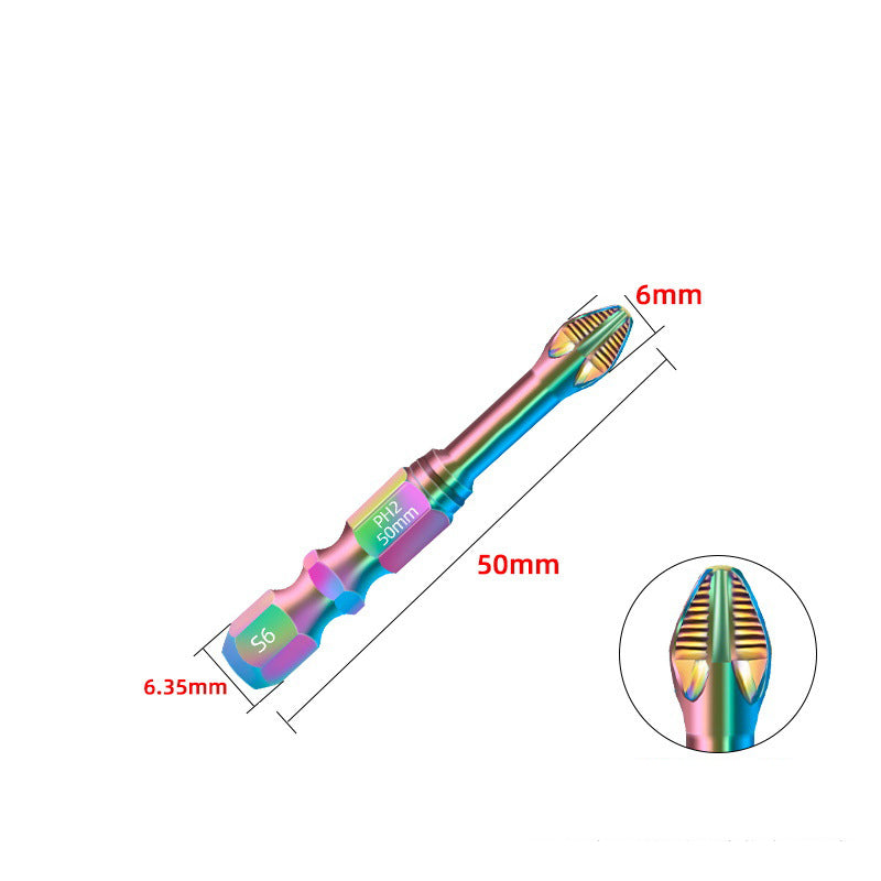 Super strong and durable non-slip magnetic screwdriver head