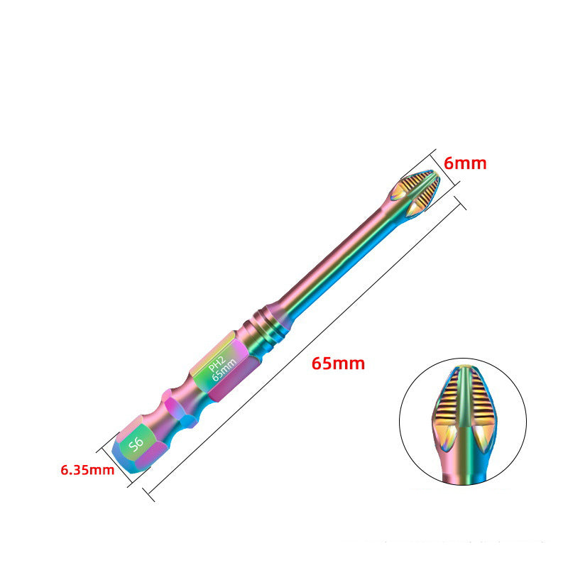 Super strong and durable non-slip magnetic screwdriver head