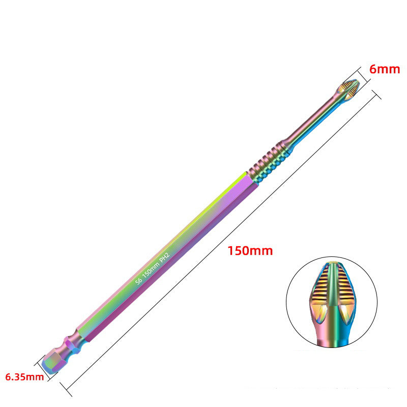 Super strong and durable non-slip magnetic screwdriver head