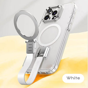 Magnetic Phone Case with Finger Strap & Stand