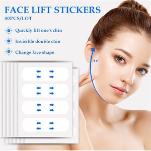 Invisible Face Lifter Tape Has a delicate V face 