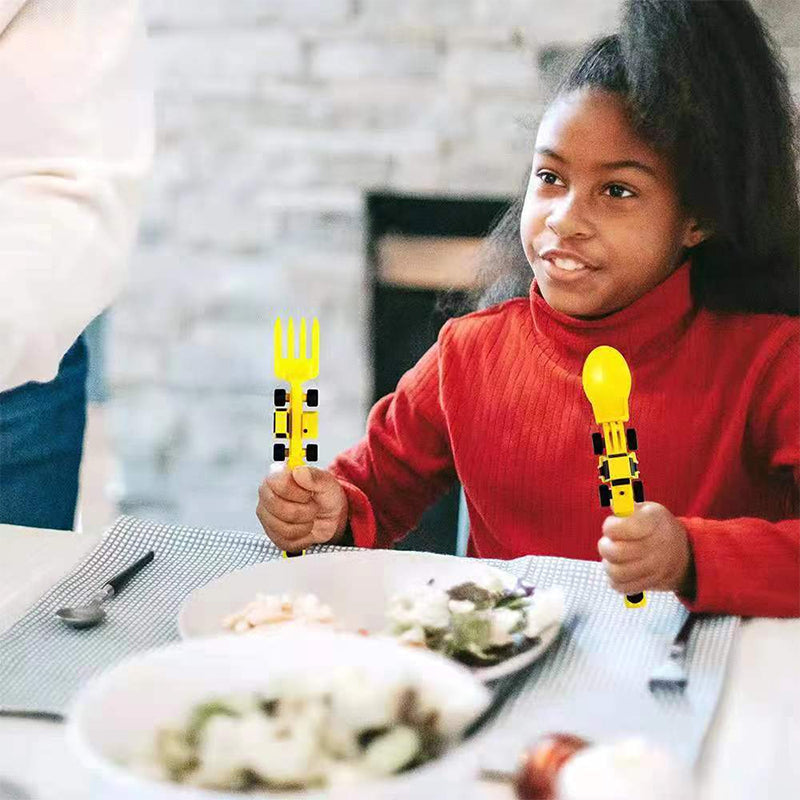 Kreatives Essbesteckset für Kinder